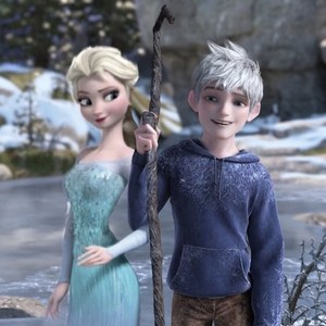  Queen Elsa and Jack Frost