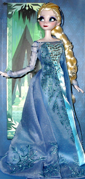  Elsa LE 迪士尼 Store doll