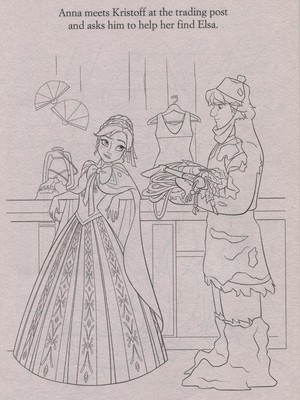  Official アナと雪の女王 Illustrations (Coloring Pages)