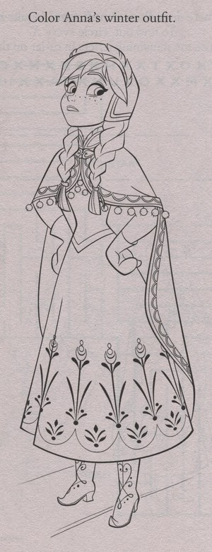  Official アナと雪の女王 Illustrations (Coloring Pages)