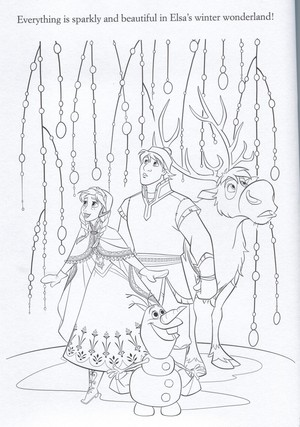  Official फ्रोज़न Illustrations (Coloring Pages)