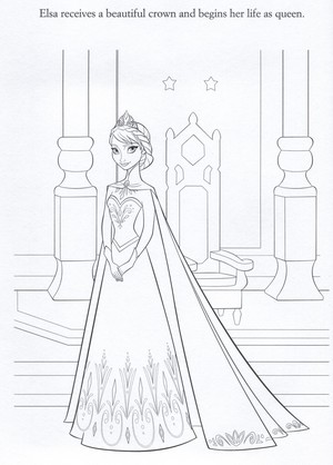  Official frozen Illustrations (Coloring Pages)