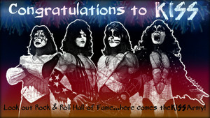  Look out Rock and Roll Hall of Fame...Here come the 吻乐队（Kiss） ARMY