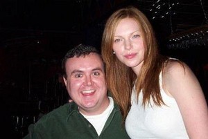 Laura Prepon on the set of Slackers