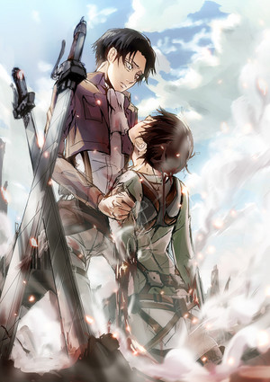  Levi and Eren