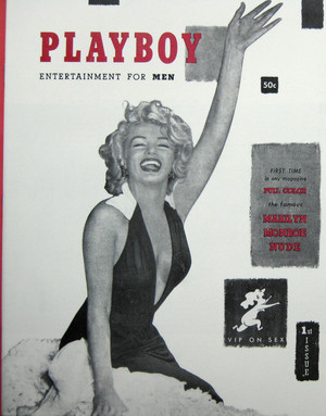 Marilyn On The Cover Of The 1953 Issue Of PLAYBOY