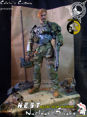  Calvin's Custom Metal Gear N.E.S.T. Nuclear Snake custom one sixth scale figure