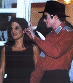  Michael and Lisa Marie Presley