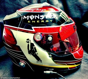  Michael Jackson Racing helmet