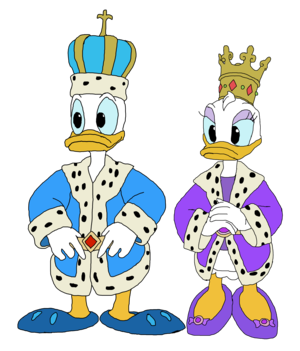  King Donald and क्वीन गुलबहार, डेज़ी - Pluto's Tale
