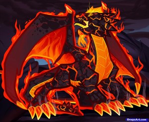  Drago the आग Dragon