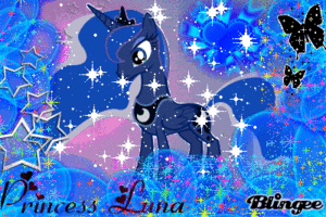 Princess Luna Blue Colors