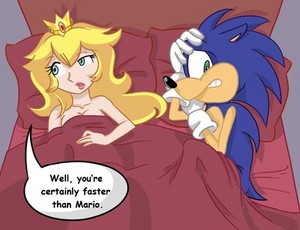  In the cama with sonic