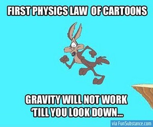  caricaturas law of physics
