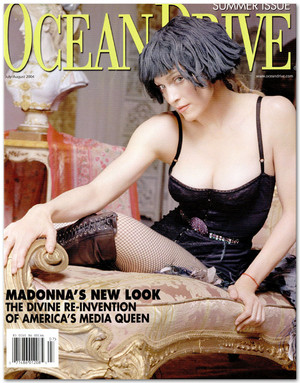  Мадонна on Cover of Ocean Drive