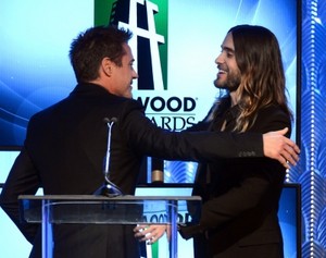  Robert Downey Jr. and Jared Leto at the 17th Annual Hollywood Film Awards