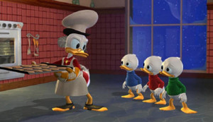Scrooge, Huey, Dewey, and Louie