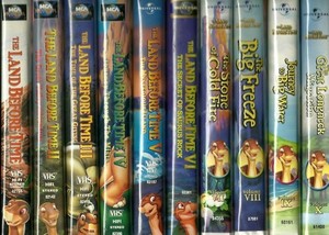  The Land Before Time VHS Collection