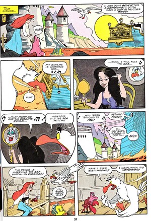 Walt डिज़्नी Movie Comics - The Little Mermaid (English Version)