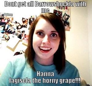  Dont 당신 dare Hanna.