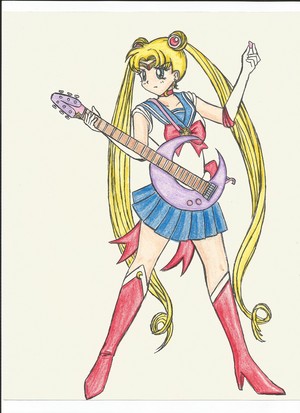 sailor moon guitar 