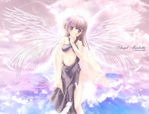  Angel animé girl