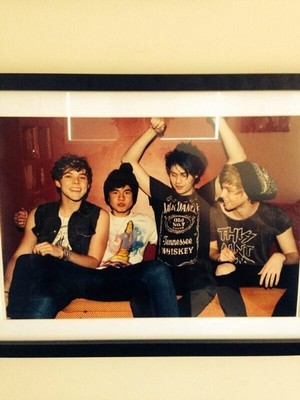 Photo hanging in Ashton's home