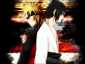 火影忍者 and Sasuke from 火影忍者 Shippuden