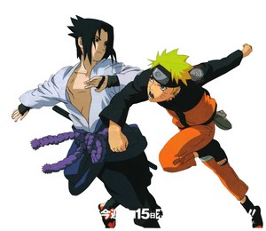  Sasuke and Naruto from Naruto Shippuden
