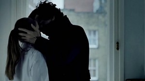 Sherlock and Molly kiss