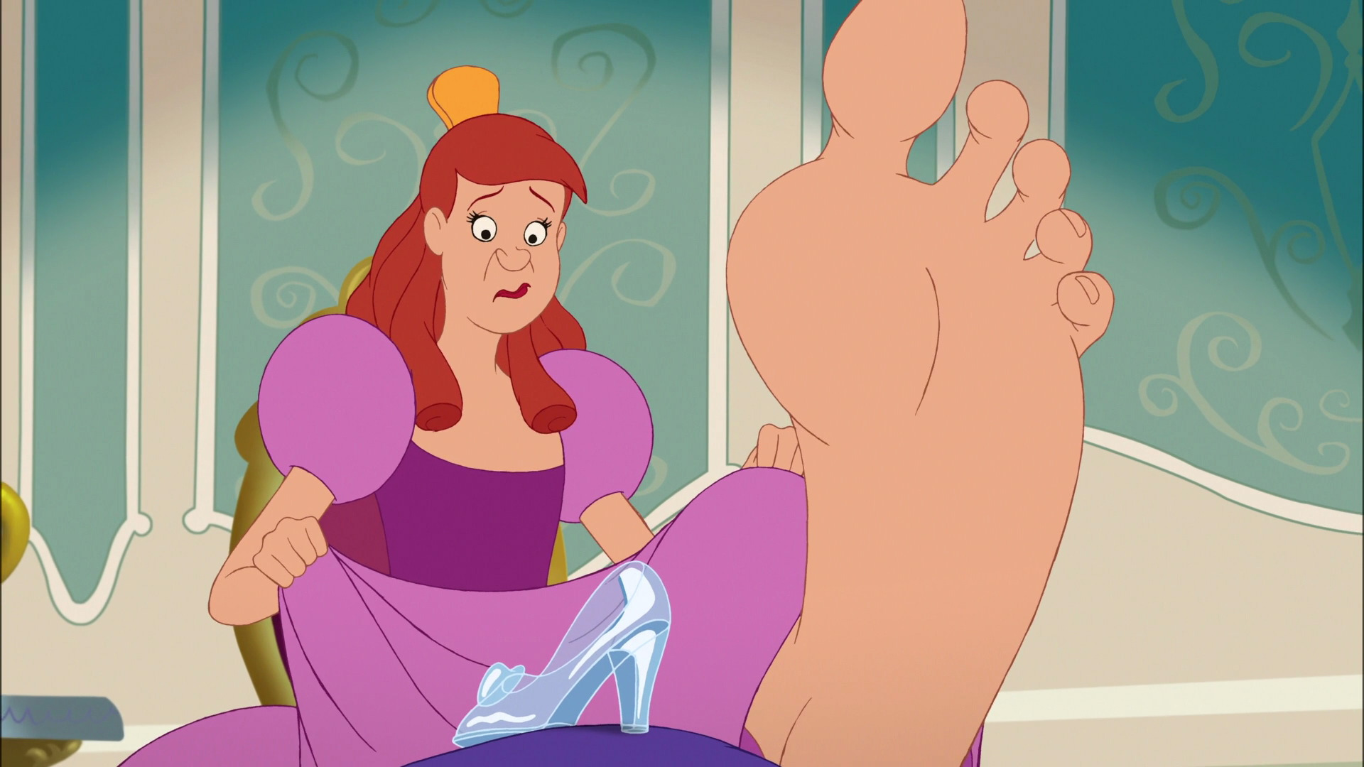 Anastasia's foot