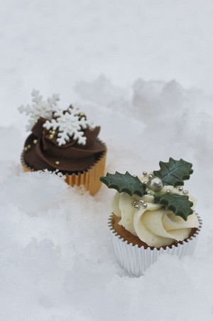  Winter cupcakes