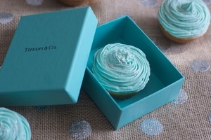  cupcake from Tiffany and Co.