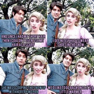  Rapunzel and Flynn talk about their trip to Arendelle for Elsa's Coronation (Part 2)