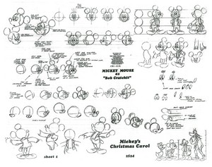  Mickey Sketch collection