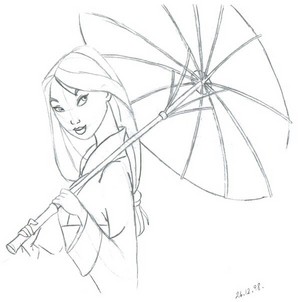  Mulan Sketch