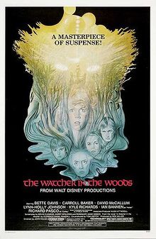  Movie Poster For 1980 Disney Suspense, "The Watcher In The Woods"
