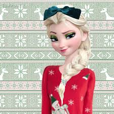  Elsa on a sweater