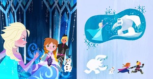  Elsa,Anna,Kristoff and Olaf