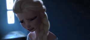  Frozen, Elsa crying