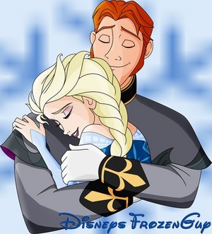  "Frozen" Elsa and Hans