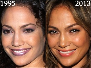  jlo jennifer lopez then and now, before and after - 1995, 2013