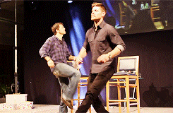  Jensen and Misha - Dancing!