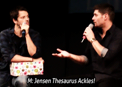  Jensen Ackles and Misha Collins