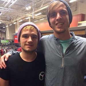 Josh with a fan