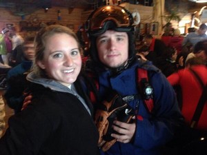  Josh w/ a Фан in West Virginia today, (01.02.14)