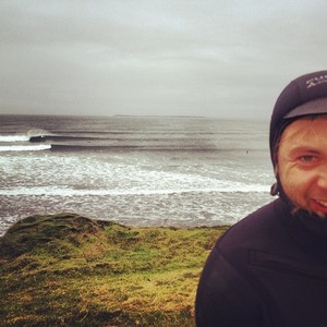  Big long hollow lefts... Its good to be back in IRELAND!!!