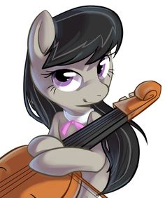  Octavia Holding a Cello