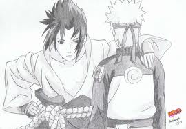  Sasuke and Naruto. (Dont forget to write some maoni on the pic):D