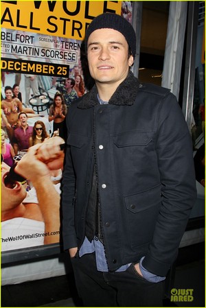 Orlando Bloom at the Premiere of Wolf of Wall Street
